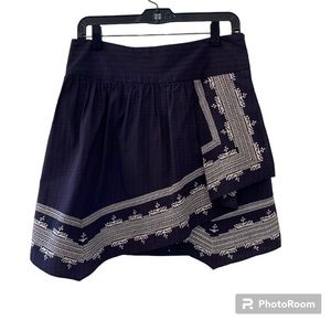 Anthropologie Holding Horses Dark Gray With Off White Embroidery Detail …